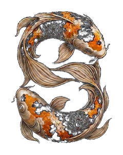 Simpson koi monogram